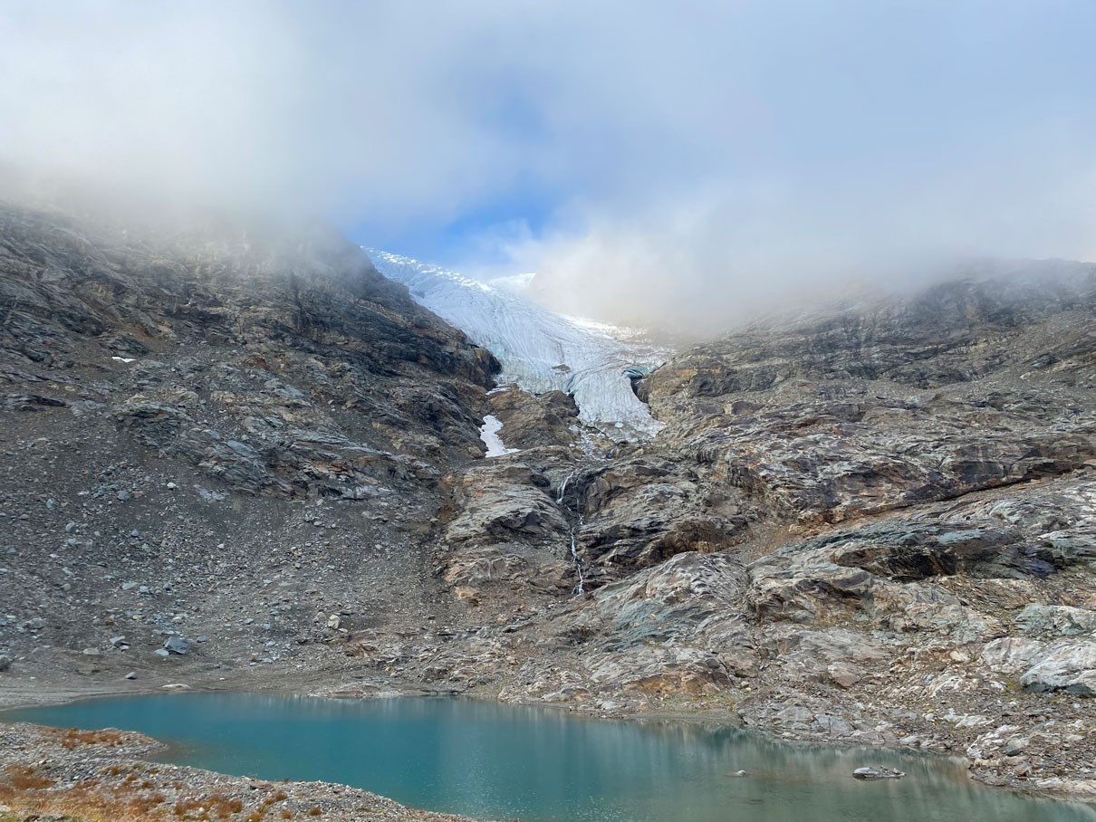 Cambrena-Gletscher im September 2021