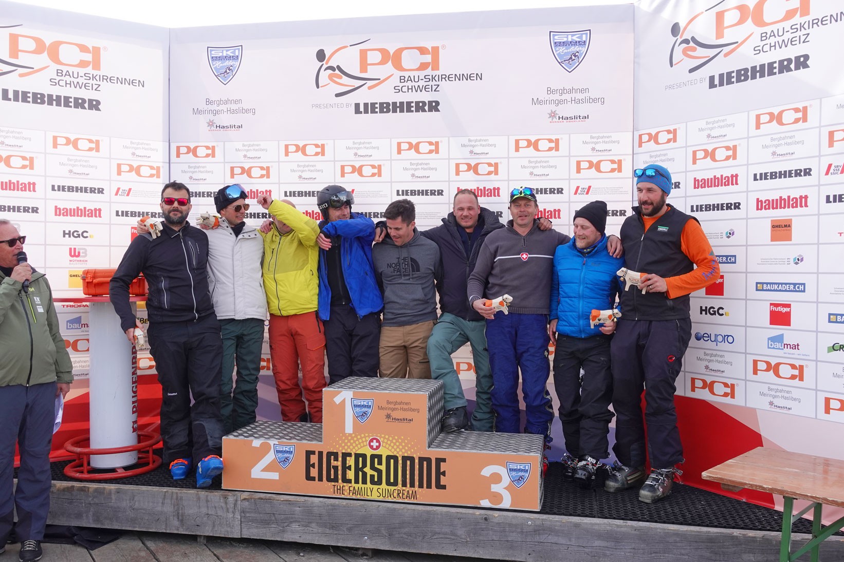 Teamsieger Bauskirennen auf dem Hasliberg