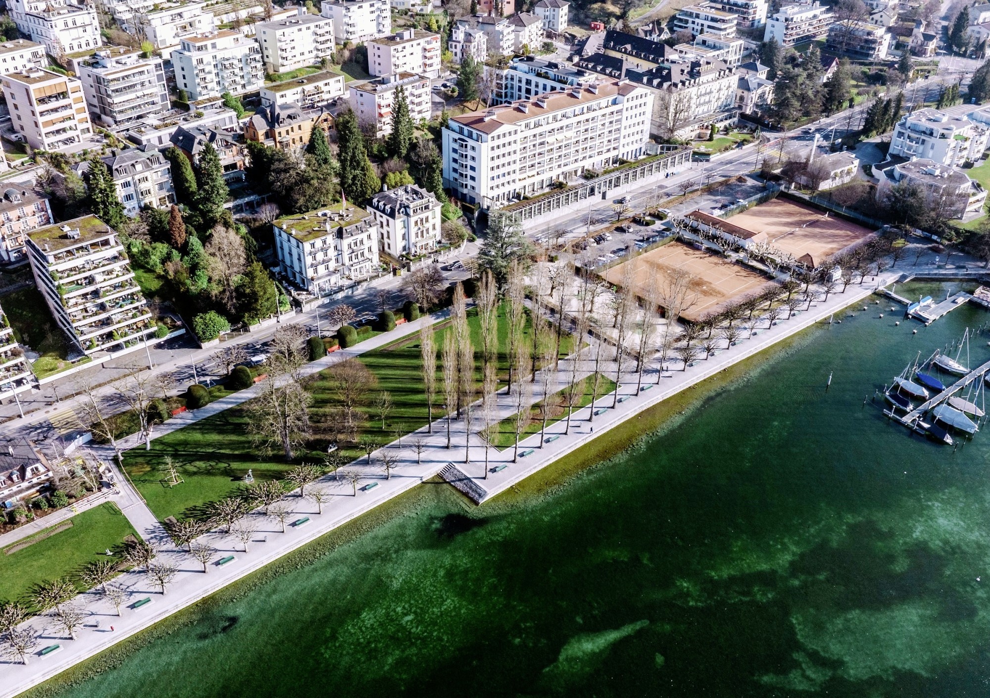 Luzern Überlaufbecken Carl-Spitteler-Quai Hochwasserschutz