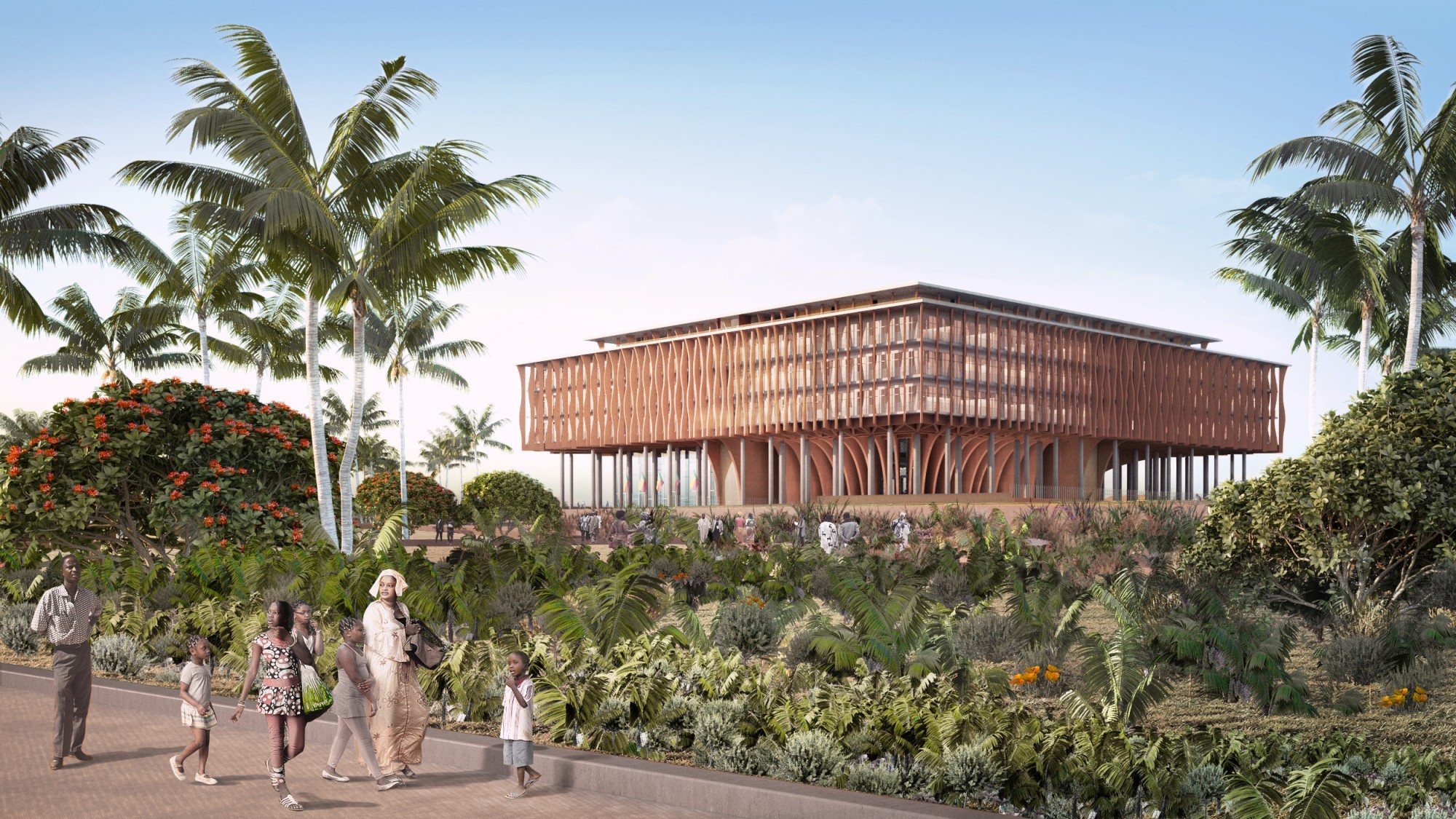 Benin National Assembly @ Kéré Architecture Render (3)