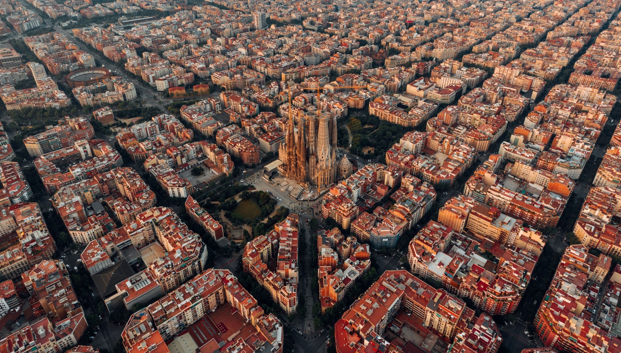 Eixample mit der Sagrada Familia