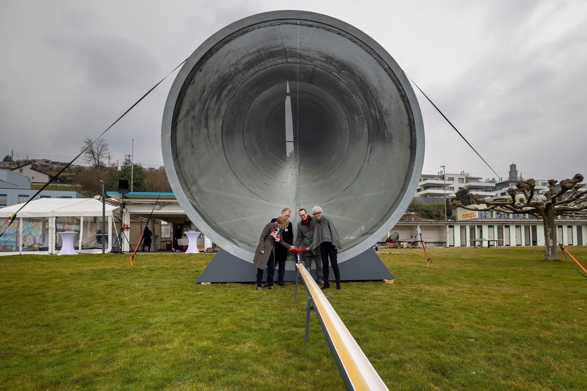 Spatenstich Hochwasser-Entlastungsstollen Thalwil