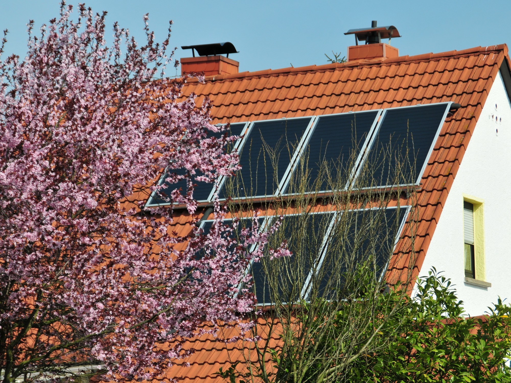 Solaranlage auf Hausdach