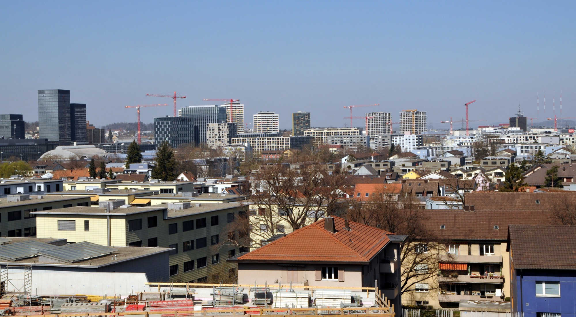 Bauregion Zürich Hochhäuser Zürich Oerlikon