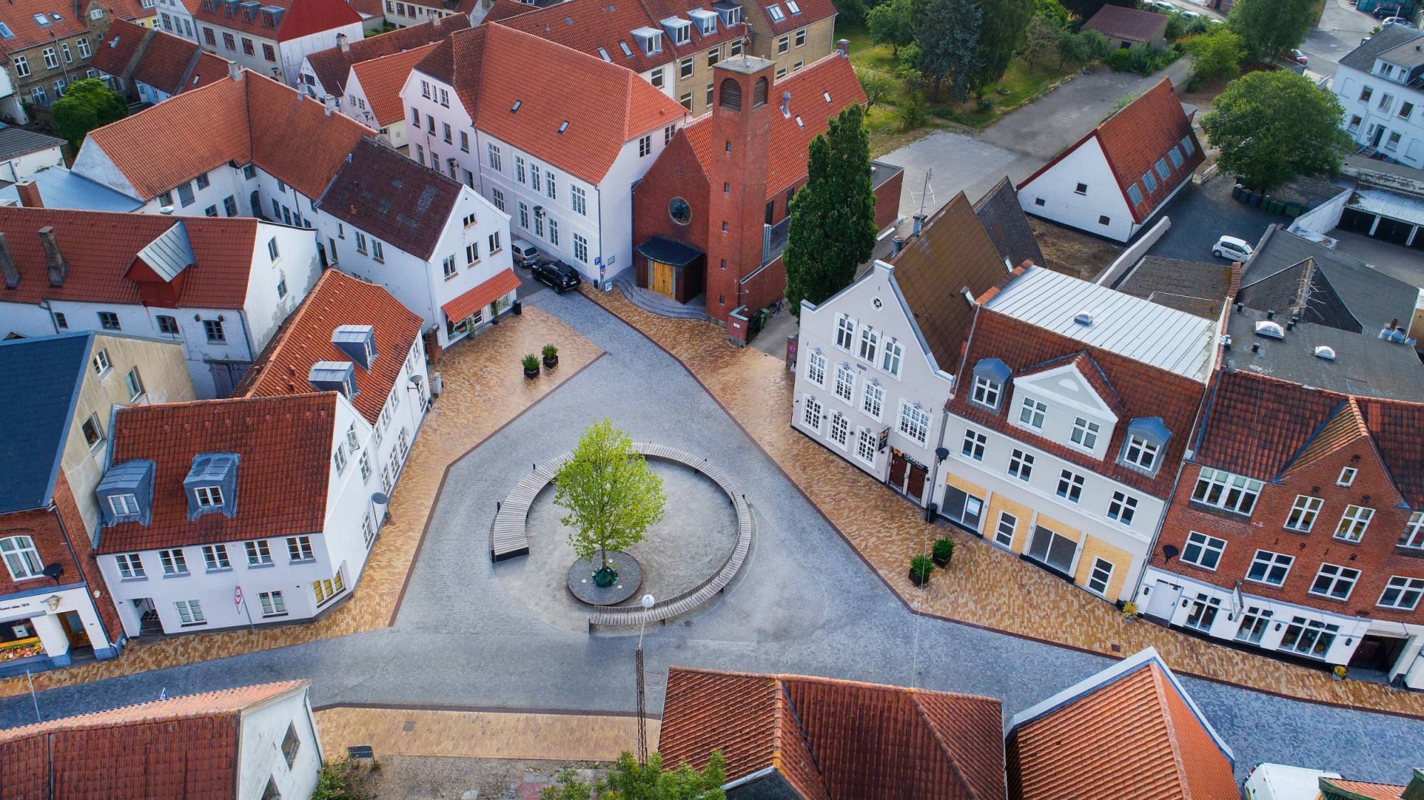 Gestaltung des öffentlichen Raums, Aabenraa, Dänemark