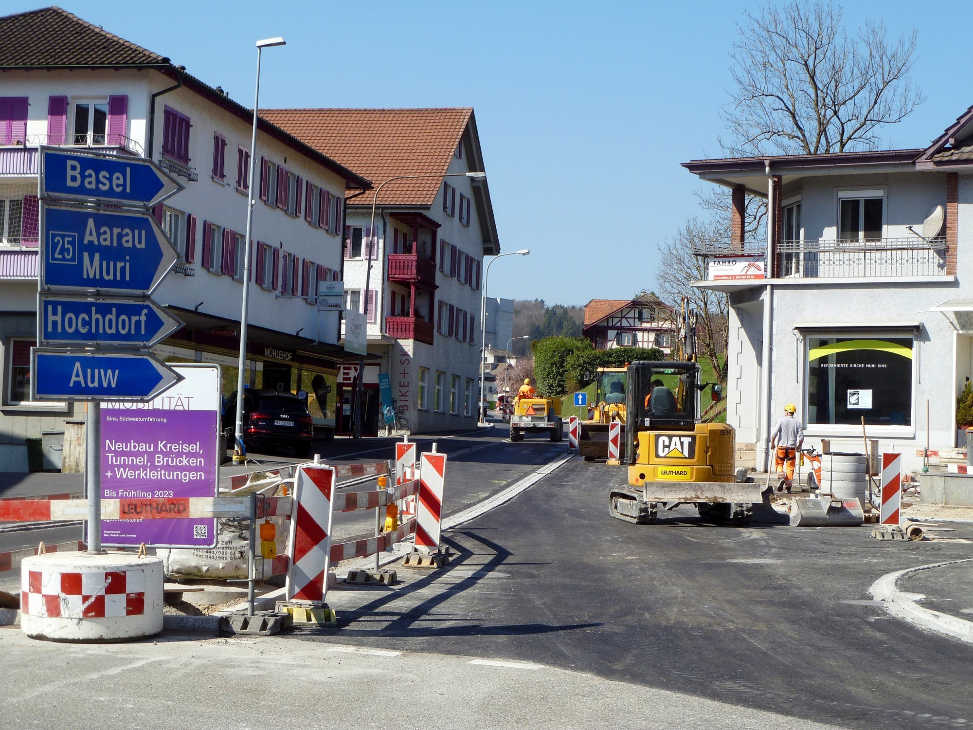 Verkehr Bauregion Zürich und Aargau Südwestumfahrung Sins