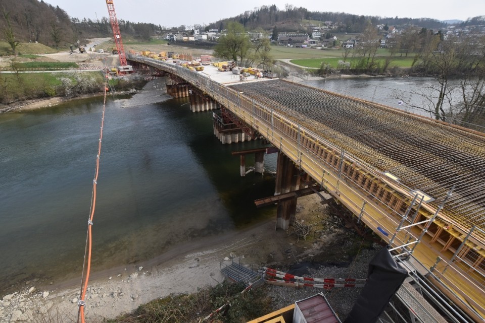 Umfahrung Mellingen neue Reussbrücke