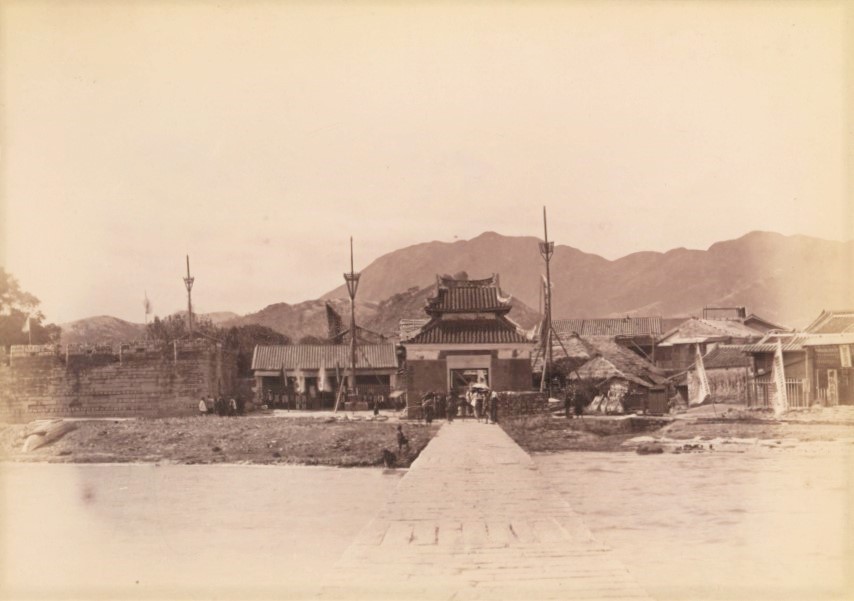 Militäraussenposten Kowloon Walled City um 1898