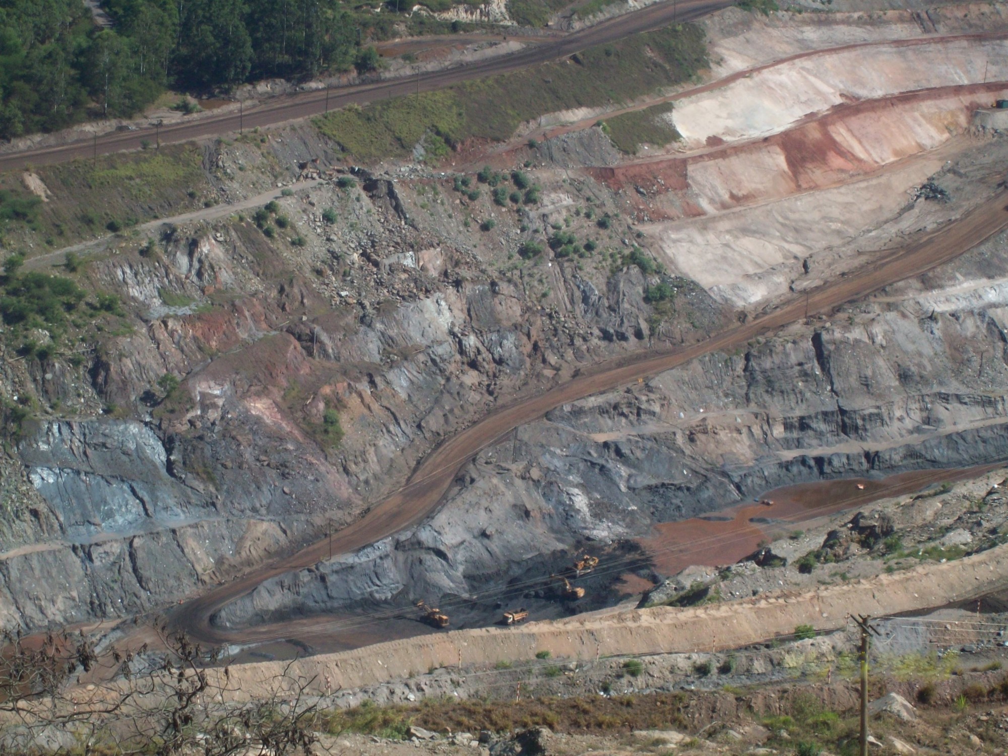 Mine in Itabira Brasilien von Vale