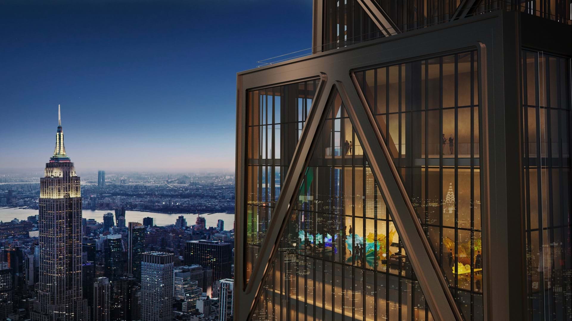 View of the 270 Park skyscraper in New York