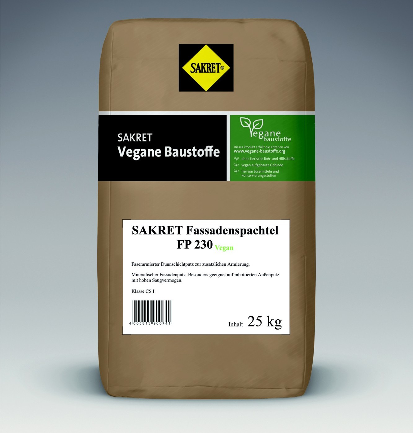 Sakret Veganer Baustoff