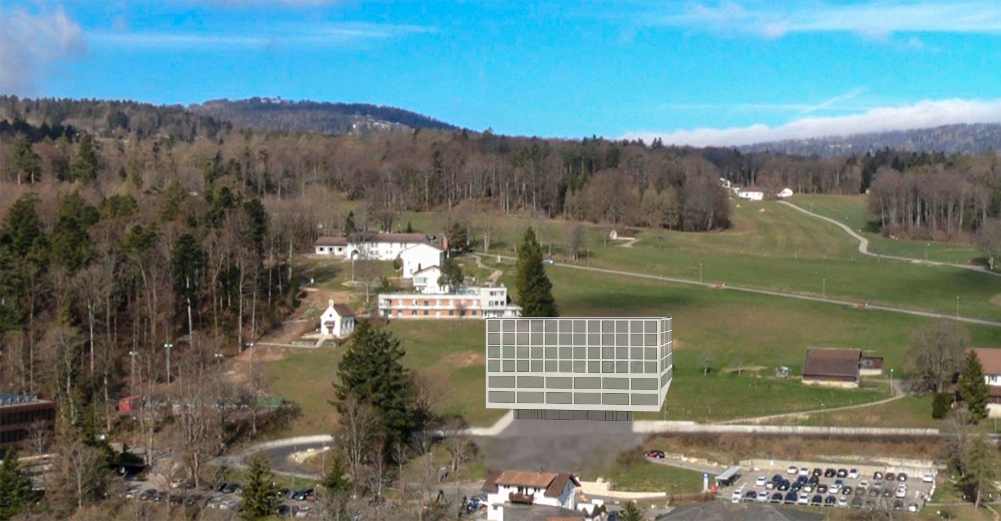 2_Unterkunfts_und__Ausbildungsgebäude_Baspo_malerische_Landschaft_Magglingen_1