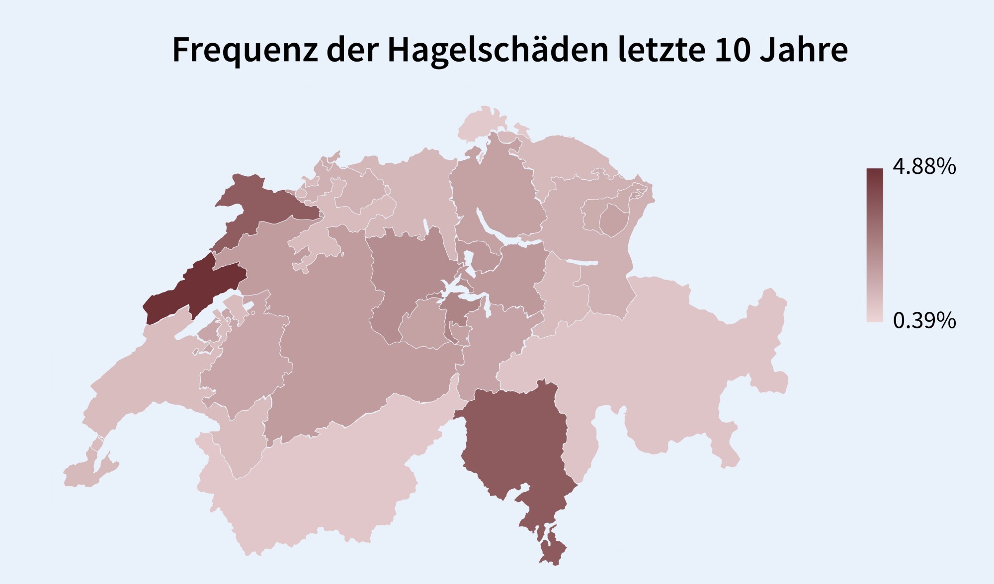 Grafik Frequenz Hagelschäden Axa