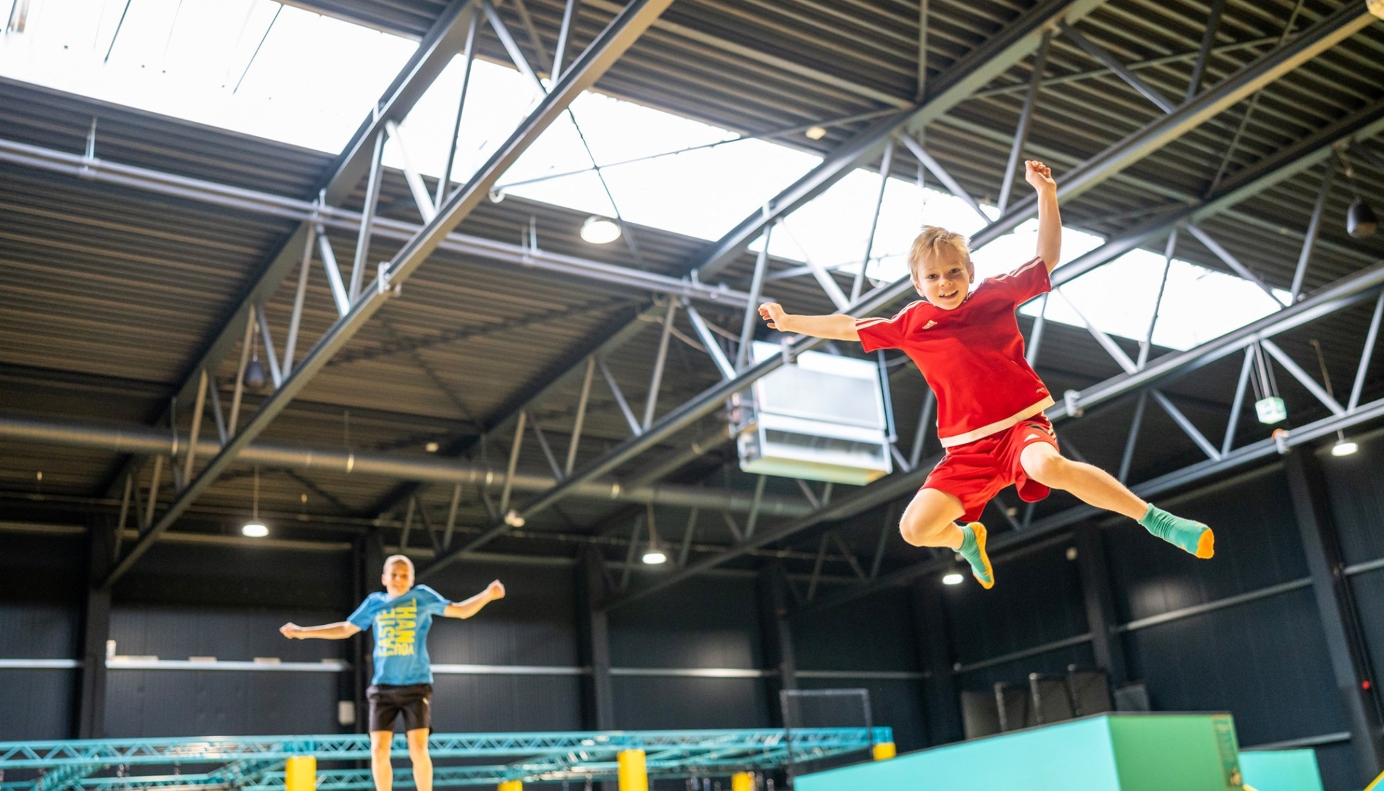 RWA-Lösung von Velux im Trampolingpark Jump World One