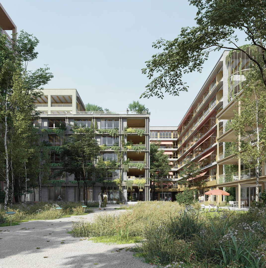 Visualisierung Gewerbebau Kandalama Volta Basel