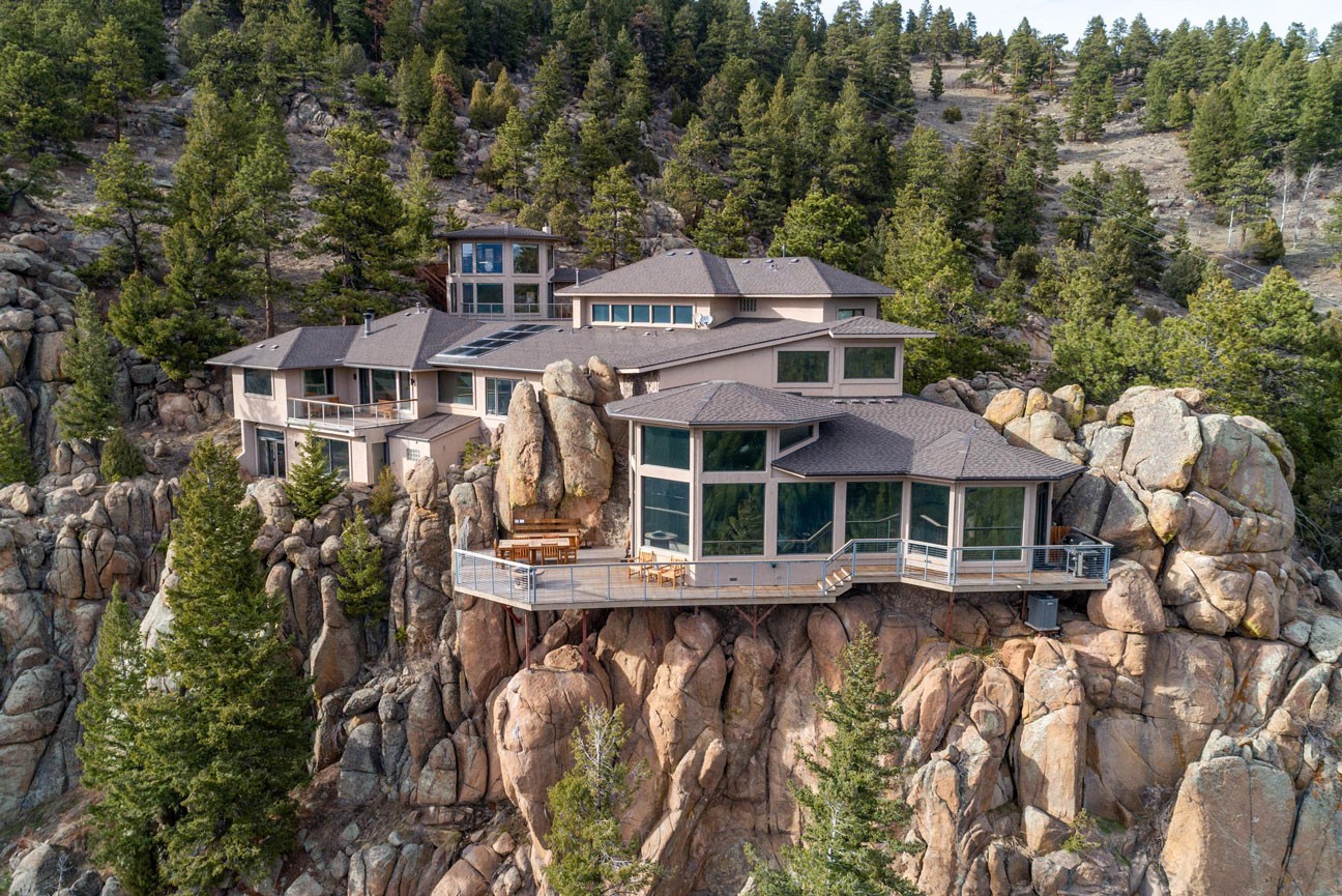 Felsen-Haus in Evergreen Colorado