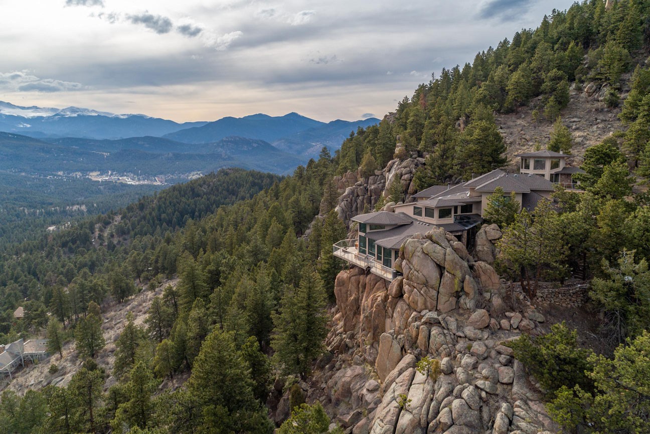 Felsen-Haus in Evergreen Colorado