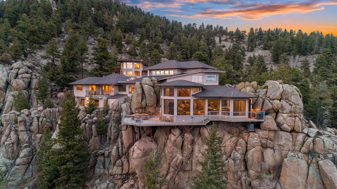 Felsen-Haus in Evergreen Colorado