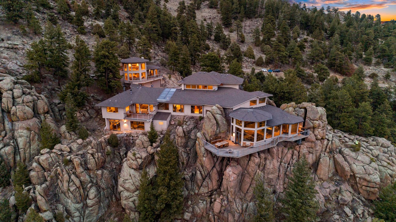 Felsen-Haus in Evergreen Colorado