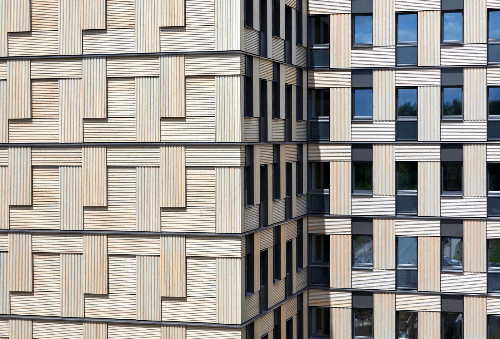 Holzfassade Woodie Sauerbruch