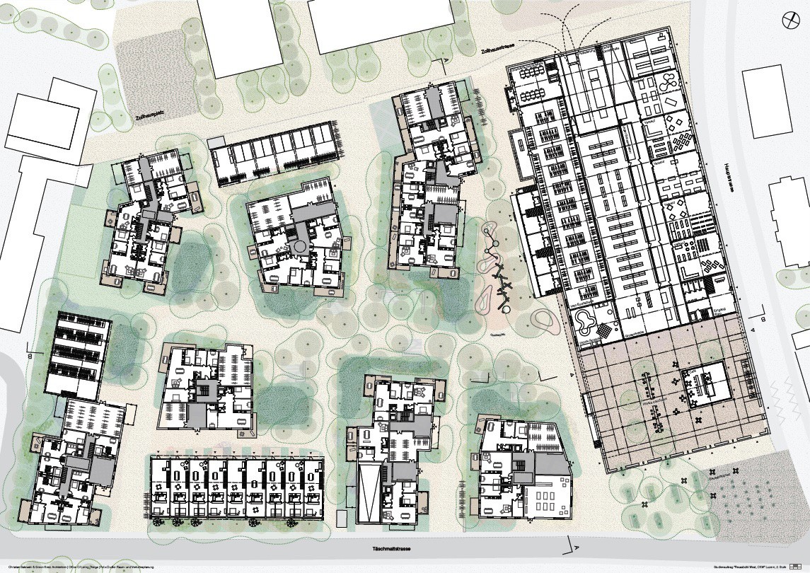 Visualisierung Reussbühl-Areal CKW Stadt Luzern