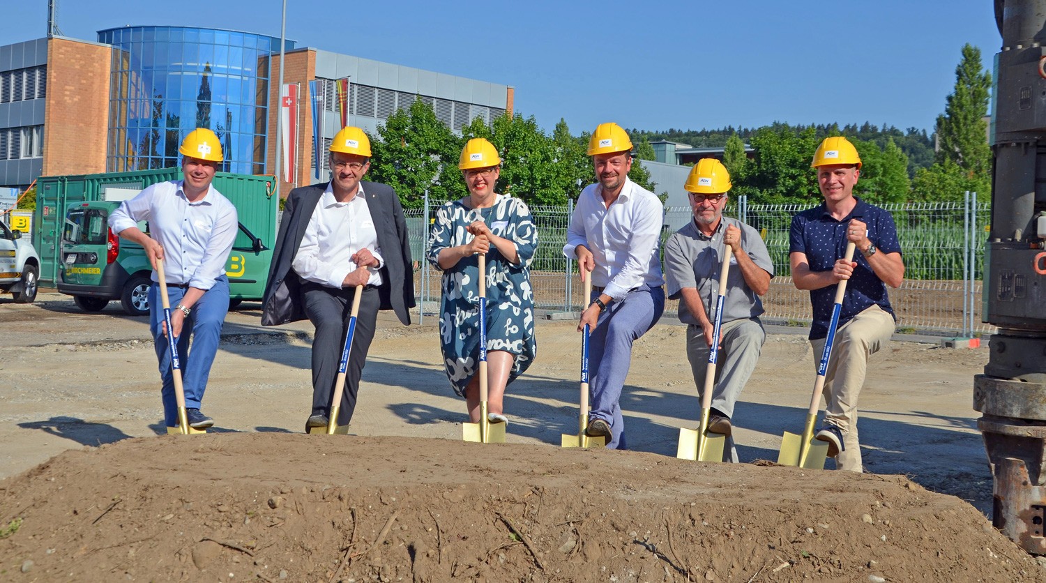 Spatenstich Wärrmezentrale Chloosfeld Rheinfelden AEW