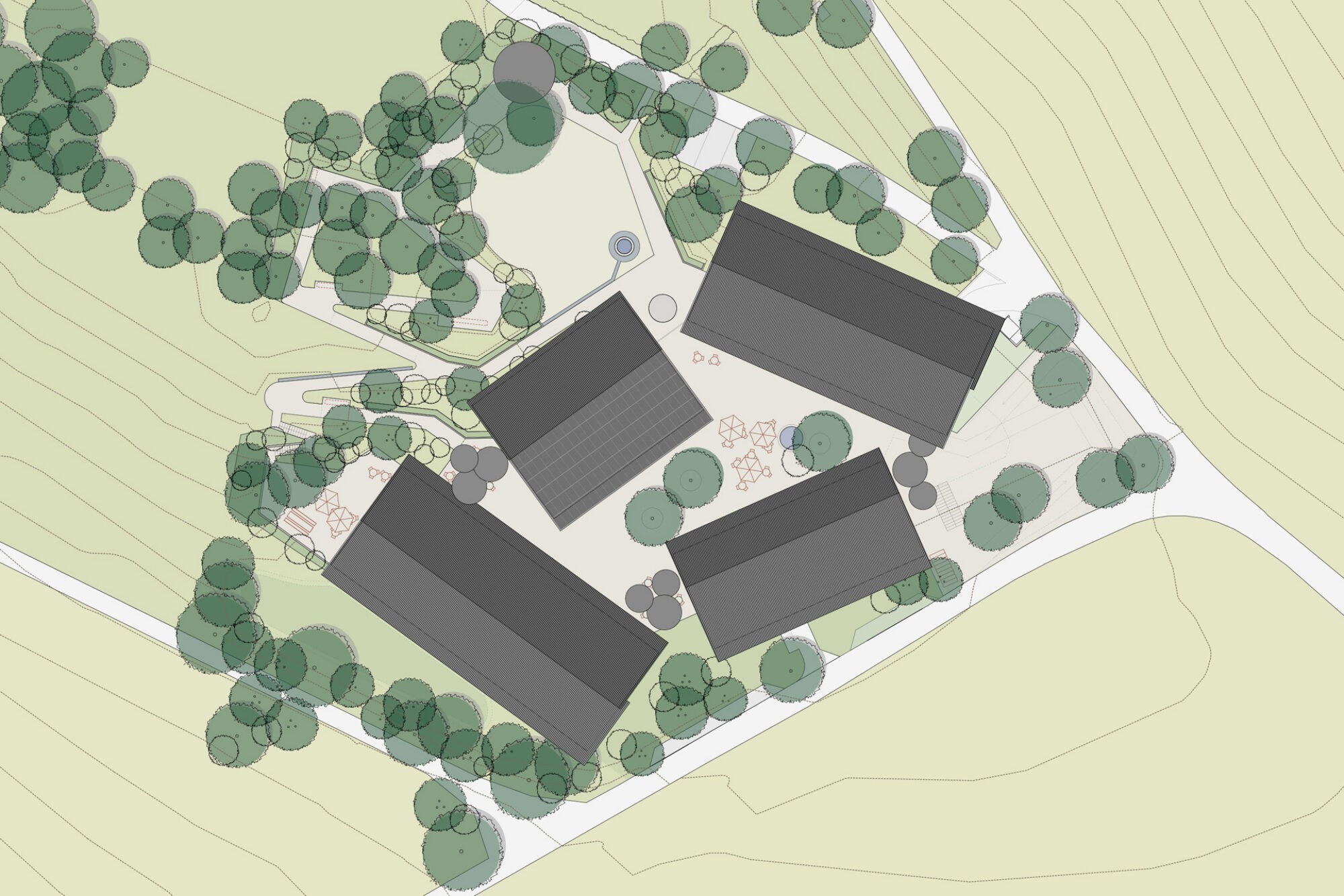 Situationsplan Wohnheim Rütibühl in Herrliberg