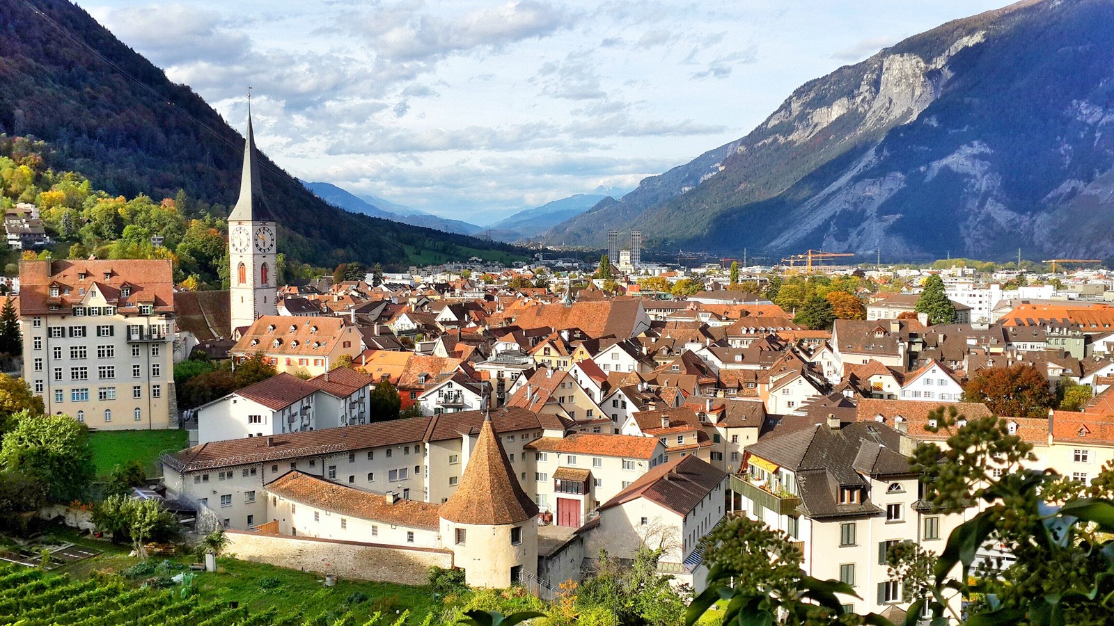 Stadt Chur im Kanton Graubünden