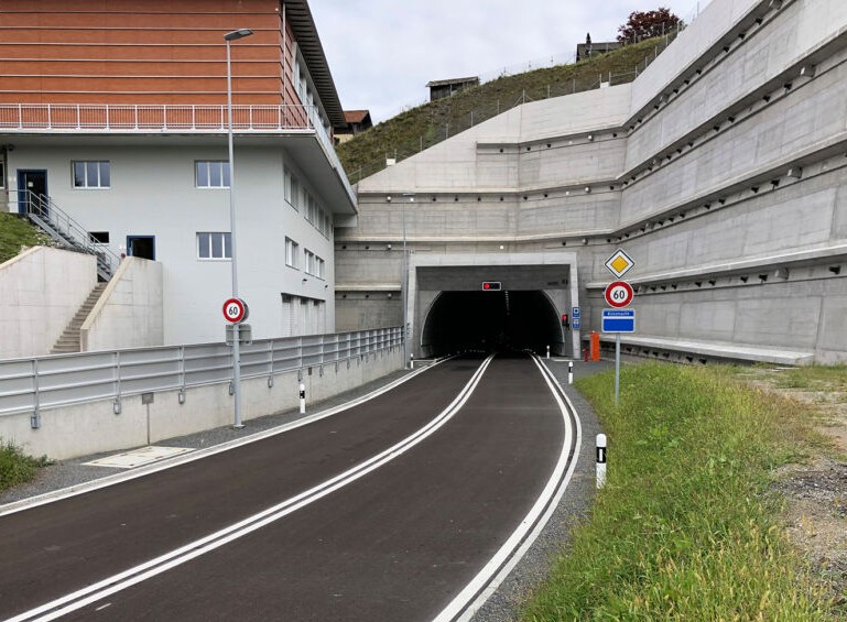 Erster Abschnitt Südumfahrung Küssnacht Tunnel Burg