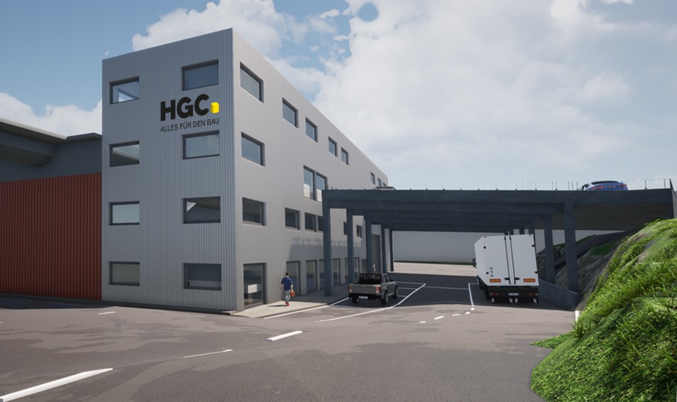 Visualisierung neues Bürogebäude HGC St. Gallen