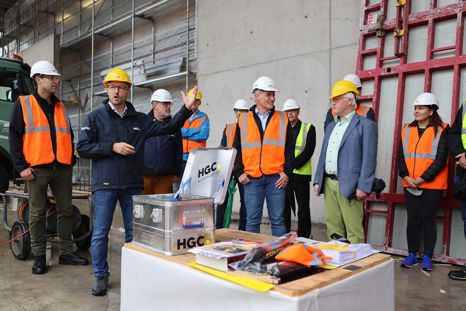 Grundsteinlegung HGC-Bürogebäude St. Gallen