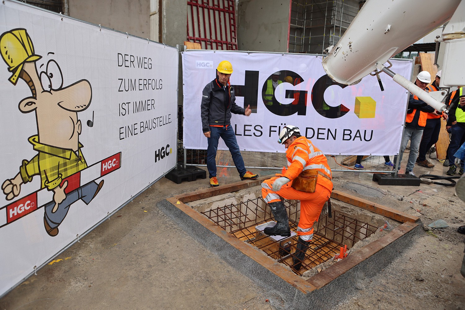 Grundsteinlegung HGC-Bürogebäude St. Gallen