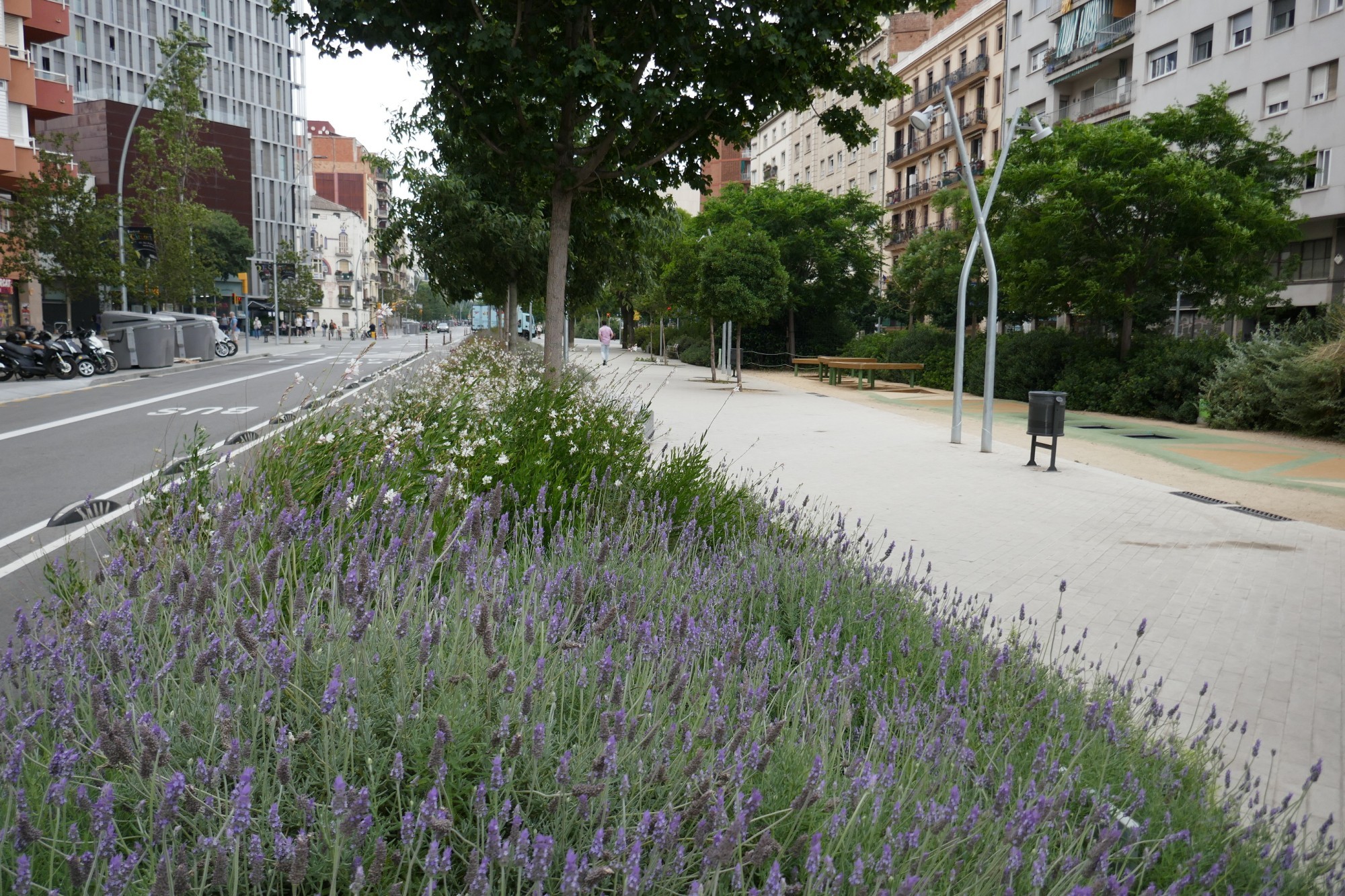 verkehrsberuhigter Boulevard