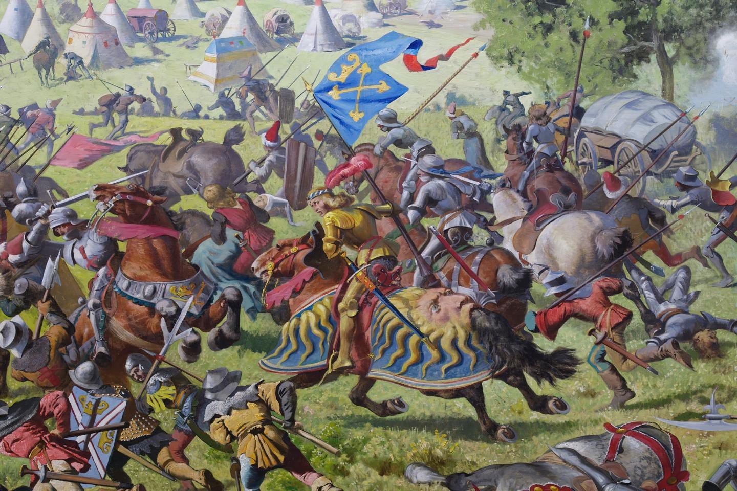 Panoramagemälde der Schlacht bei Murten
