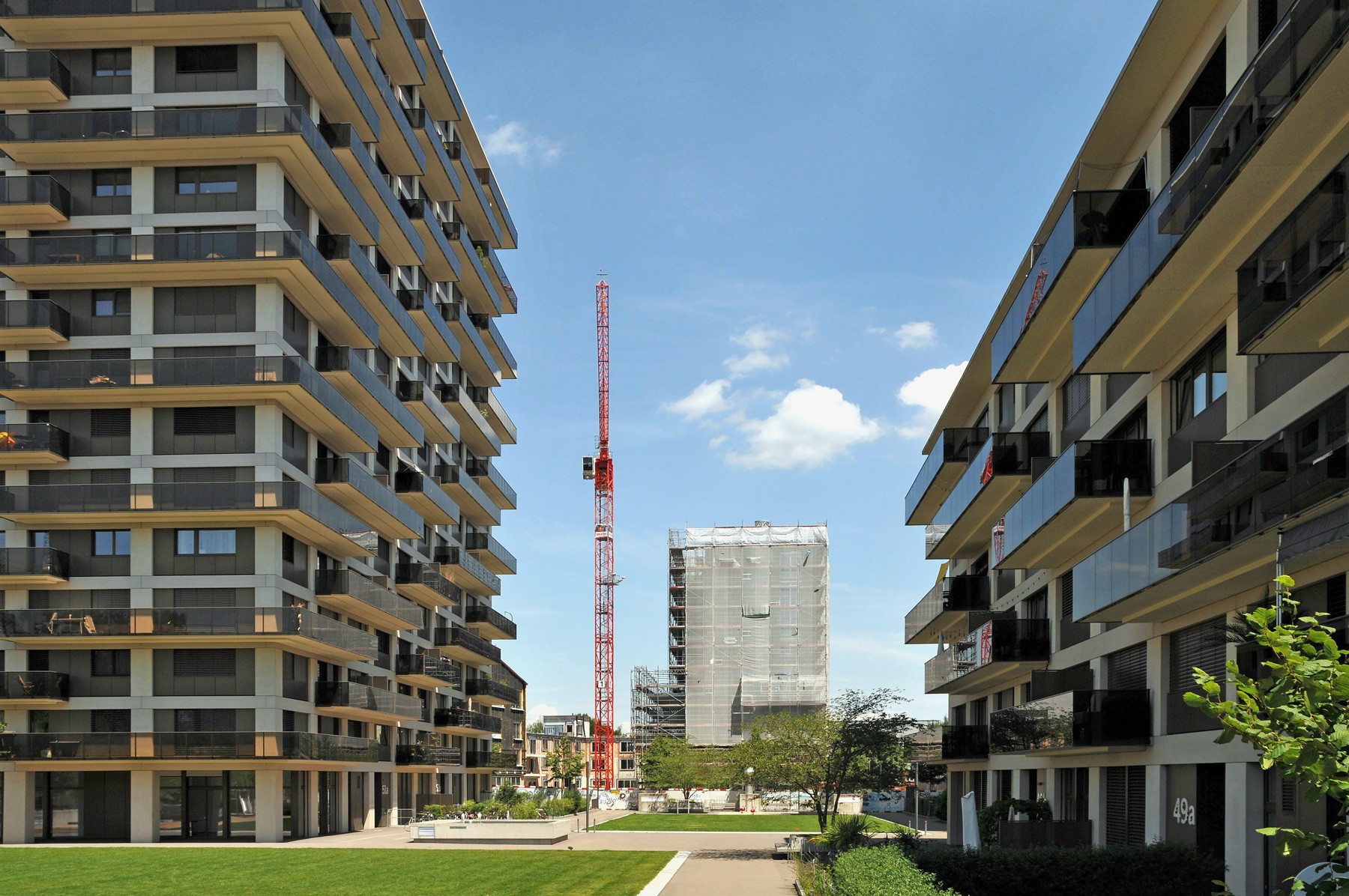 Baustelle in Dübendorf