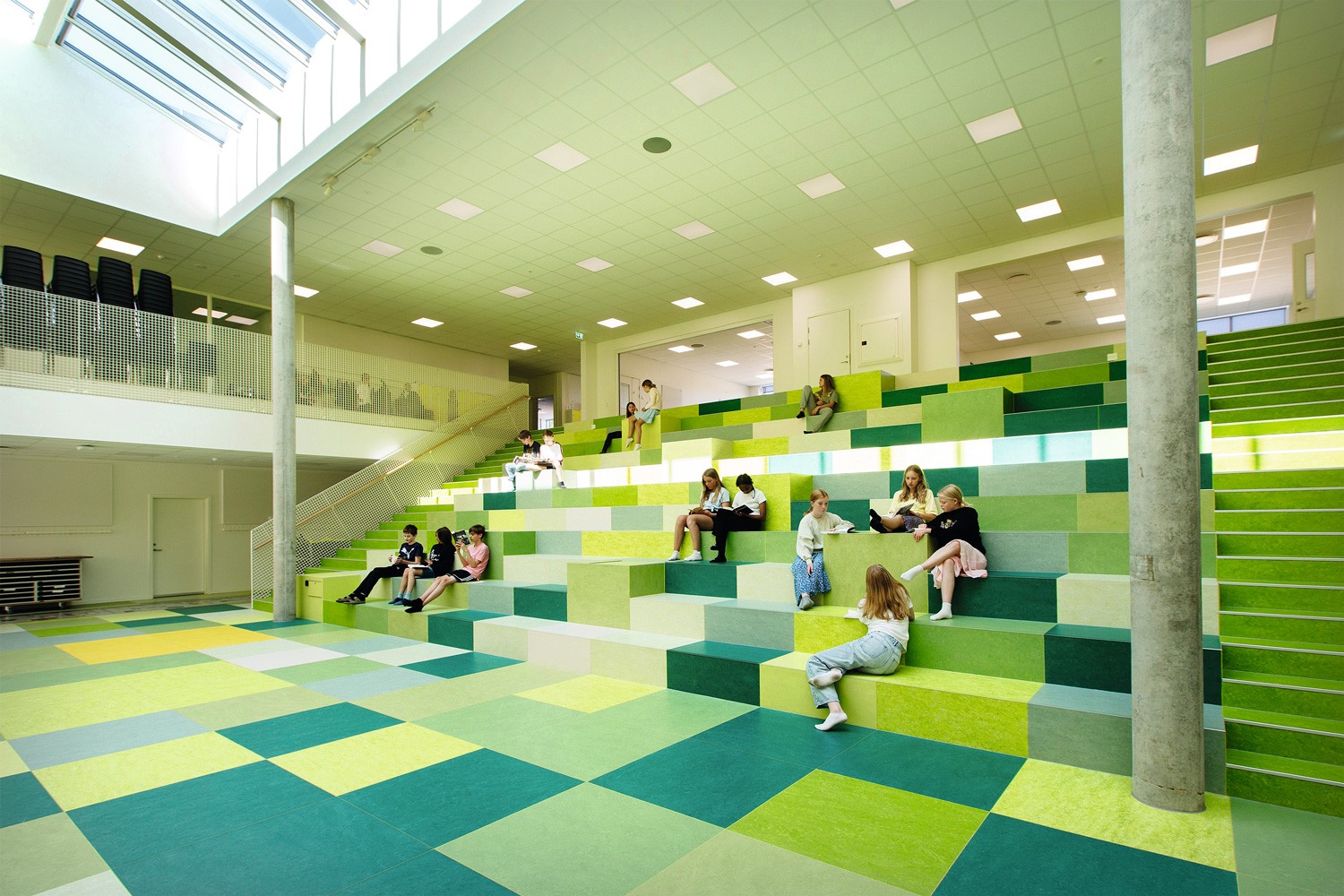 Dalby-Skole_Marmoleum-Marbled