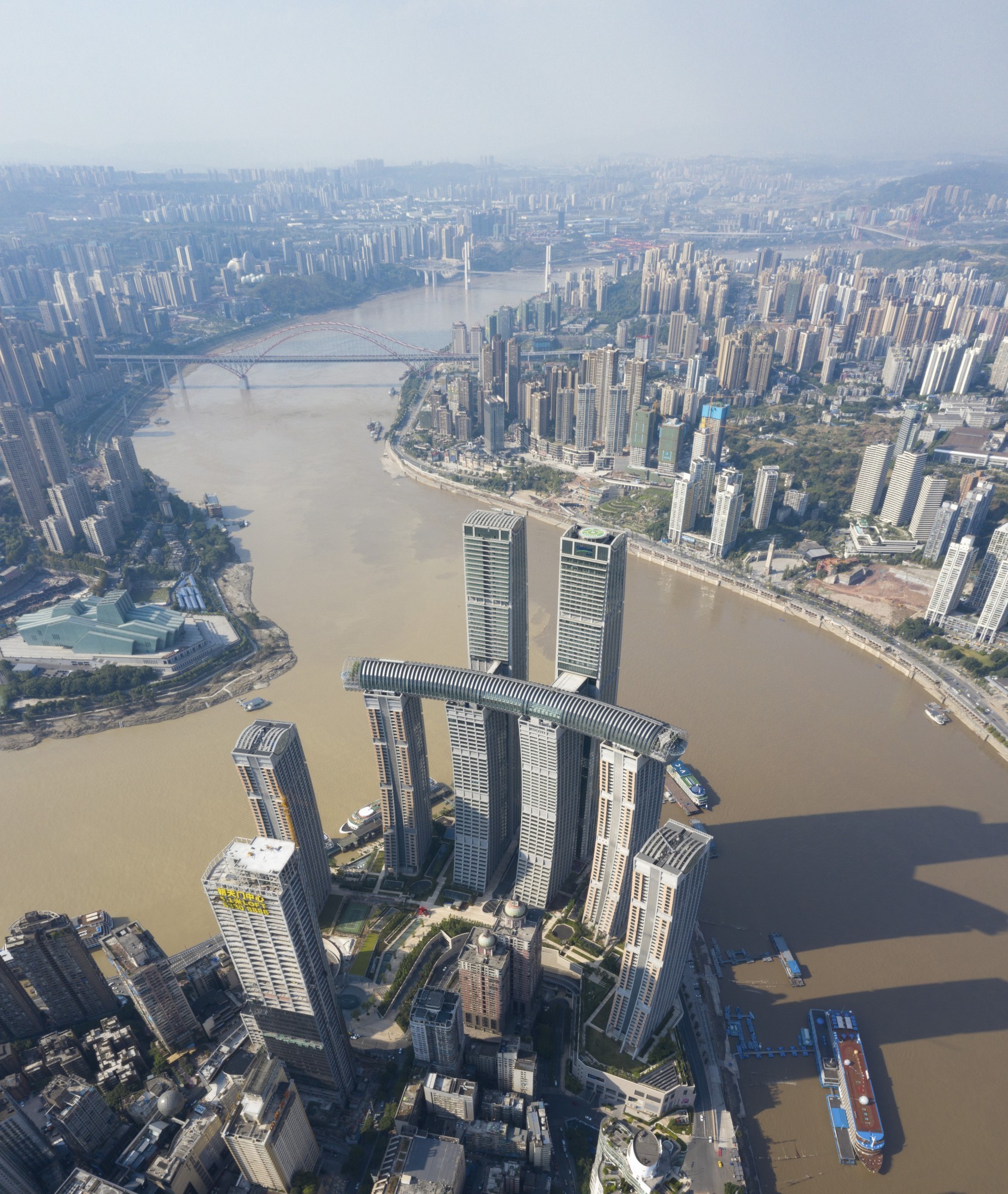 Safdie Architects, Somerville MA, USA: Raffles City Chongqing, Chongqing, China