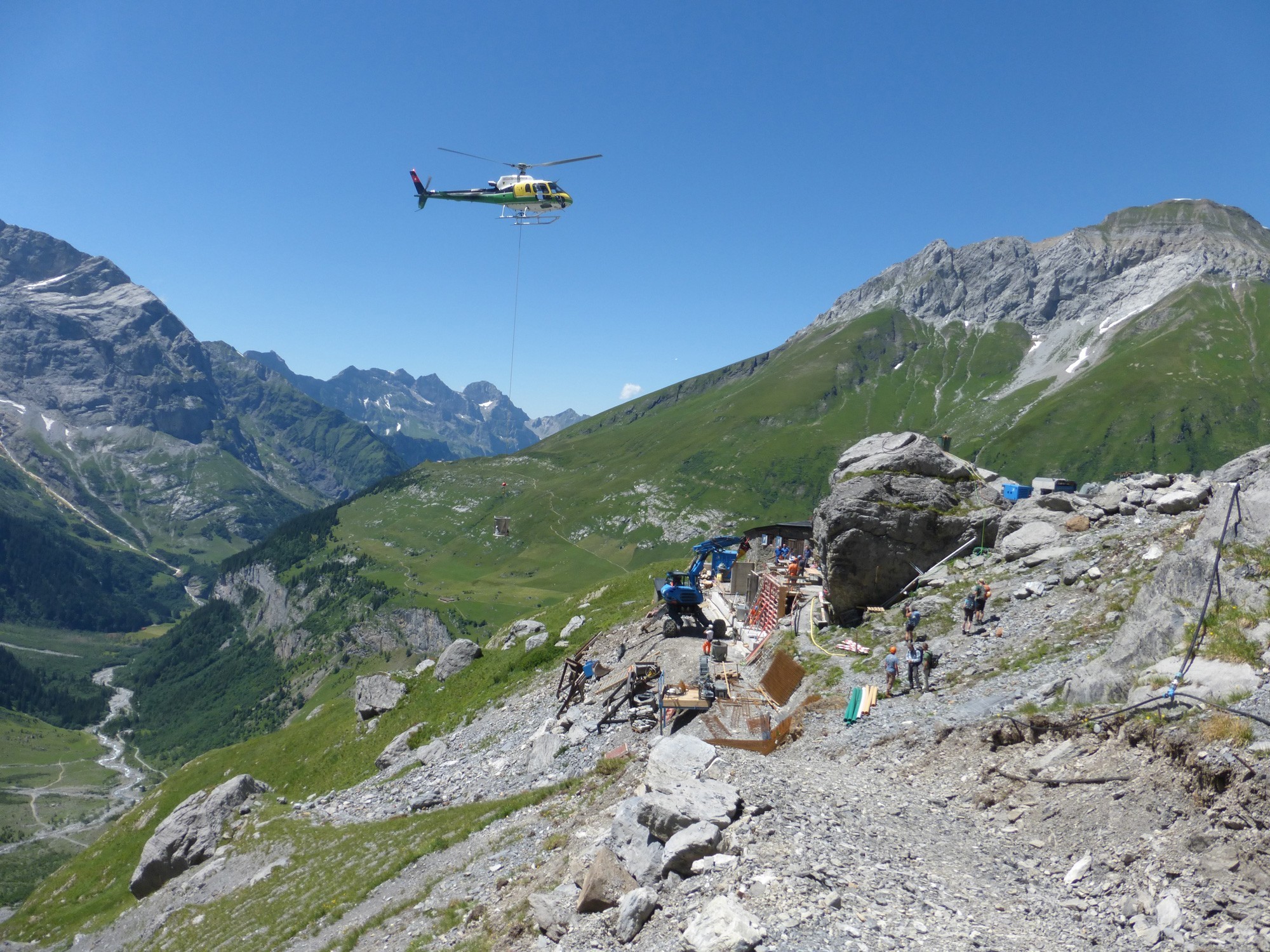 Erweiterungsbau SAC Spannorthütte