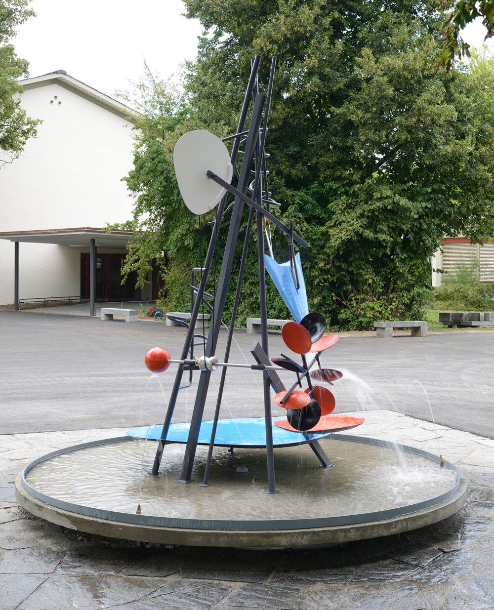 Wasserspiel Brunnen Volkssschule Bethlehemacker Bern