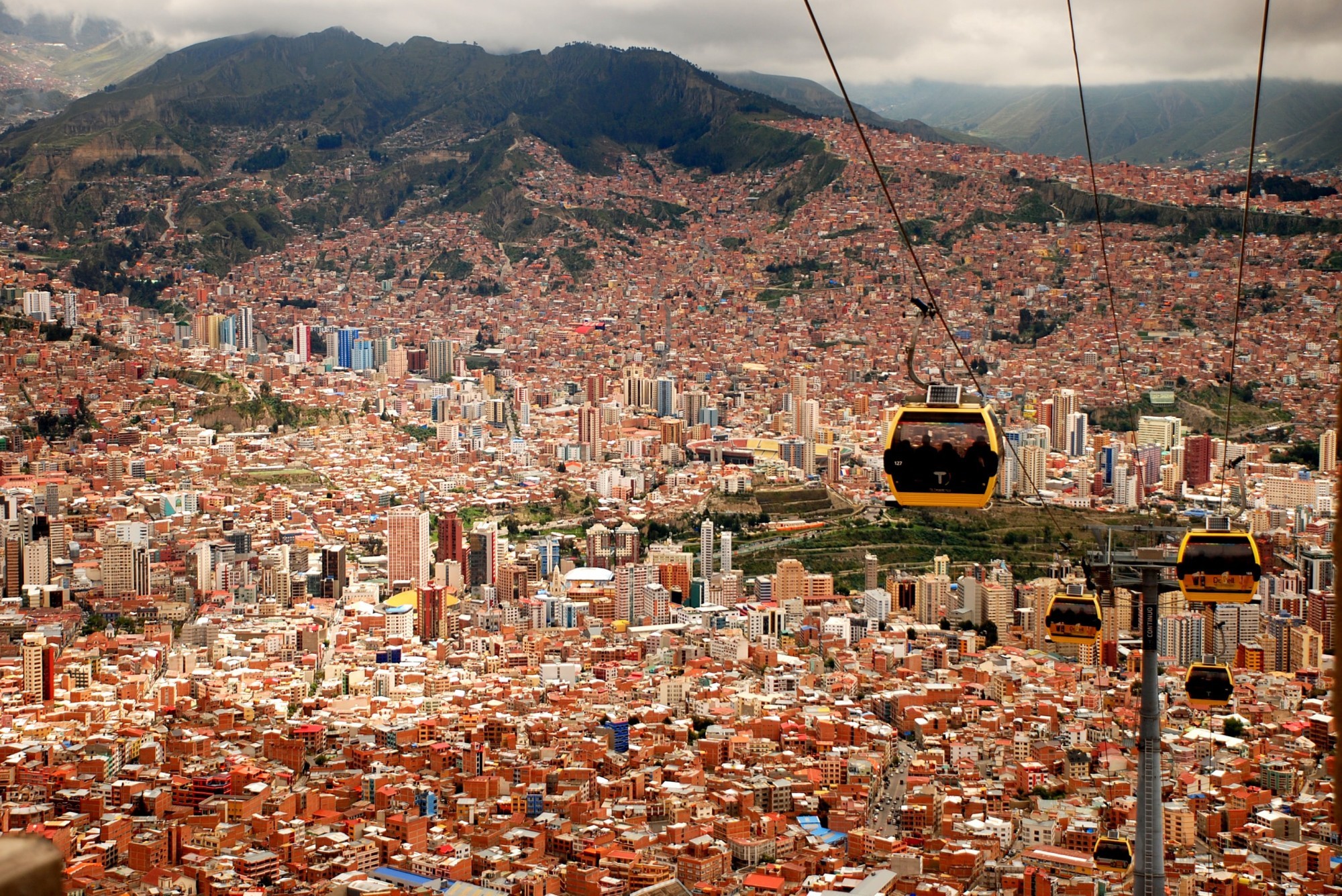 Seilbahn in La Paz