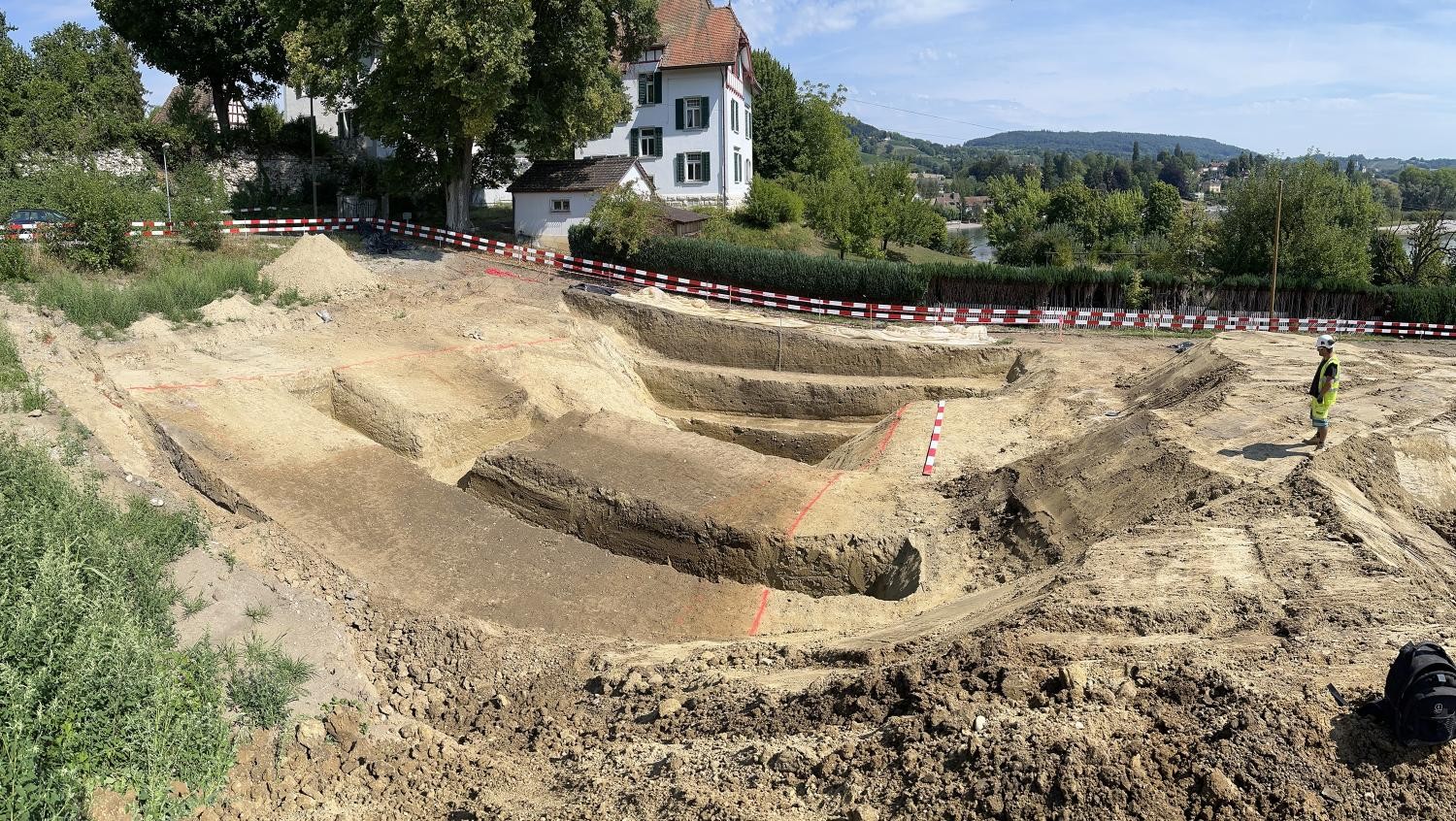 Ausgrabung Stein am Rhein römischer Kastellgraben