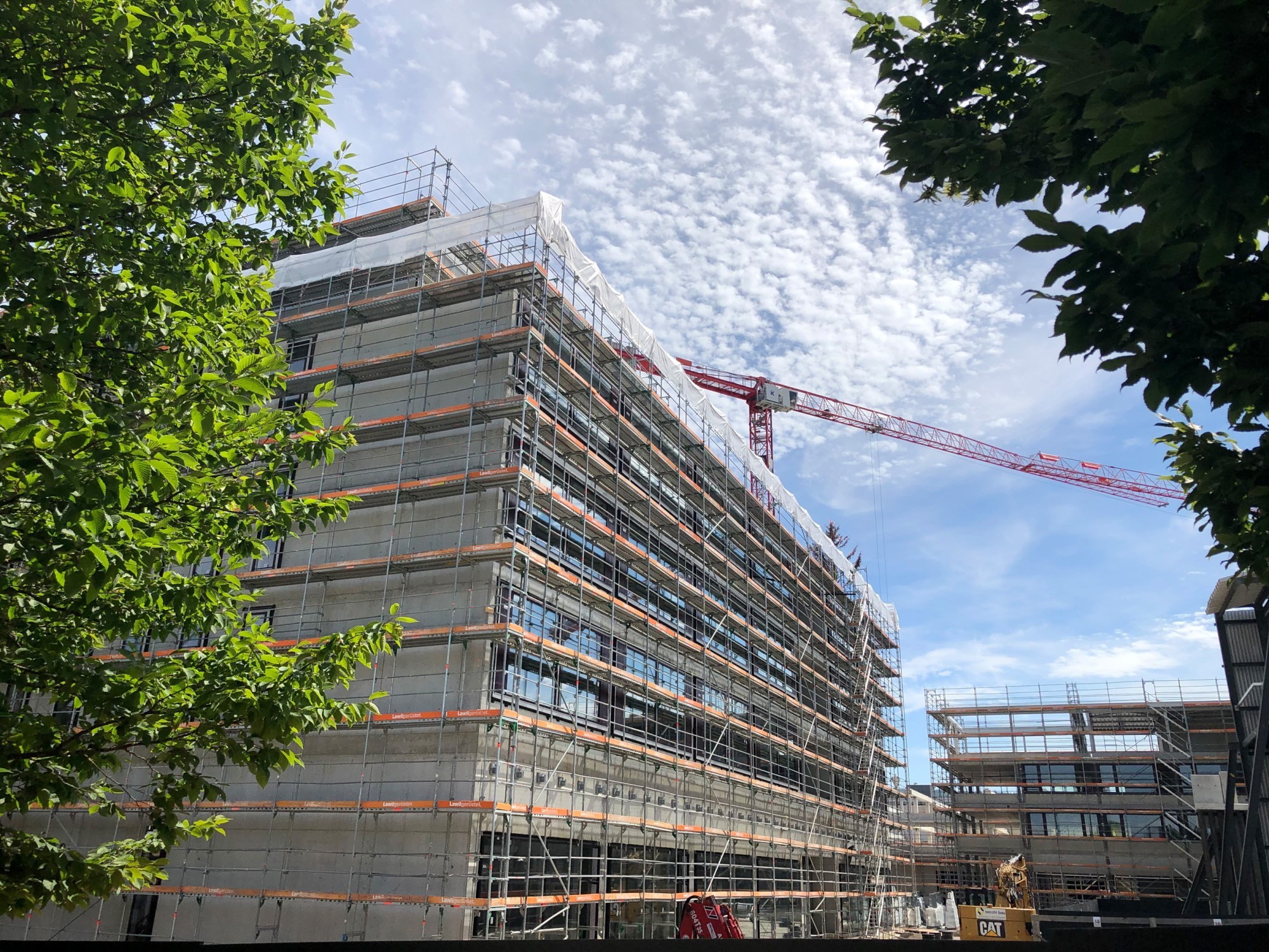 Baustelle Empa-Laborgebäude auf Forschungscampus Co-operate