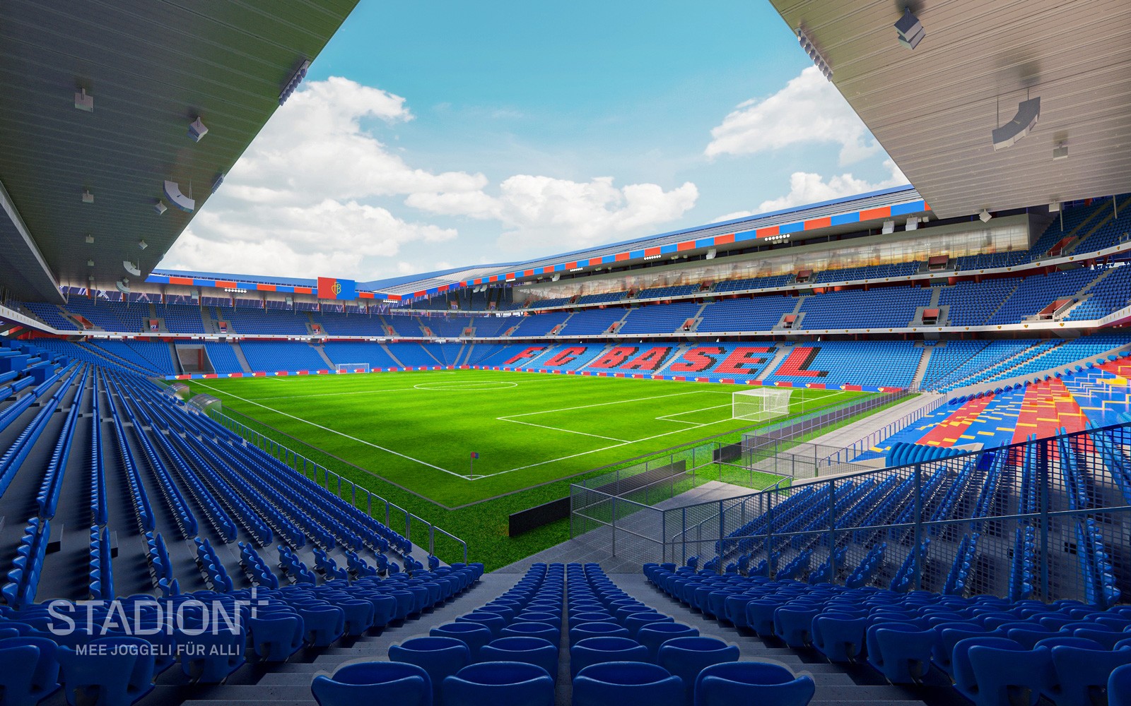 Visualisierung Erneuerung Stadion St. Jakob-Park Basel