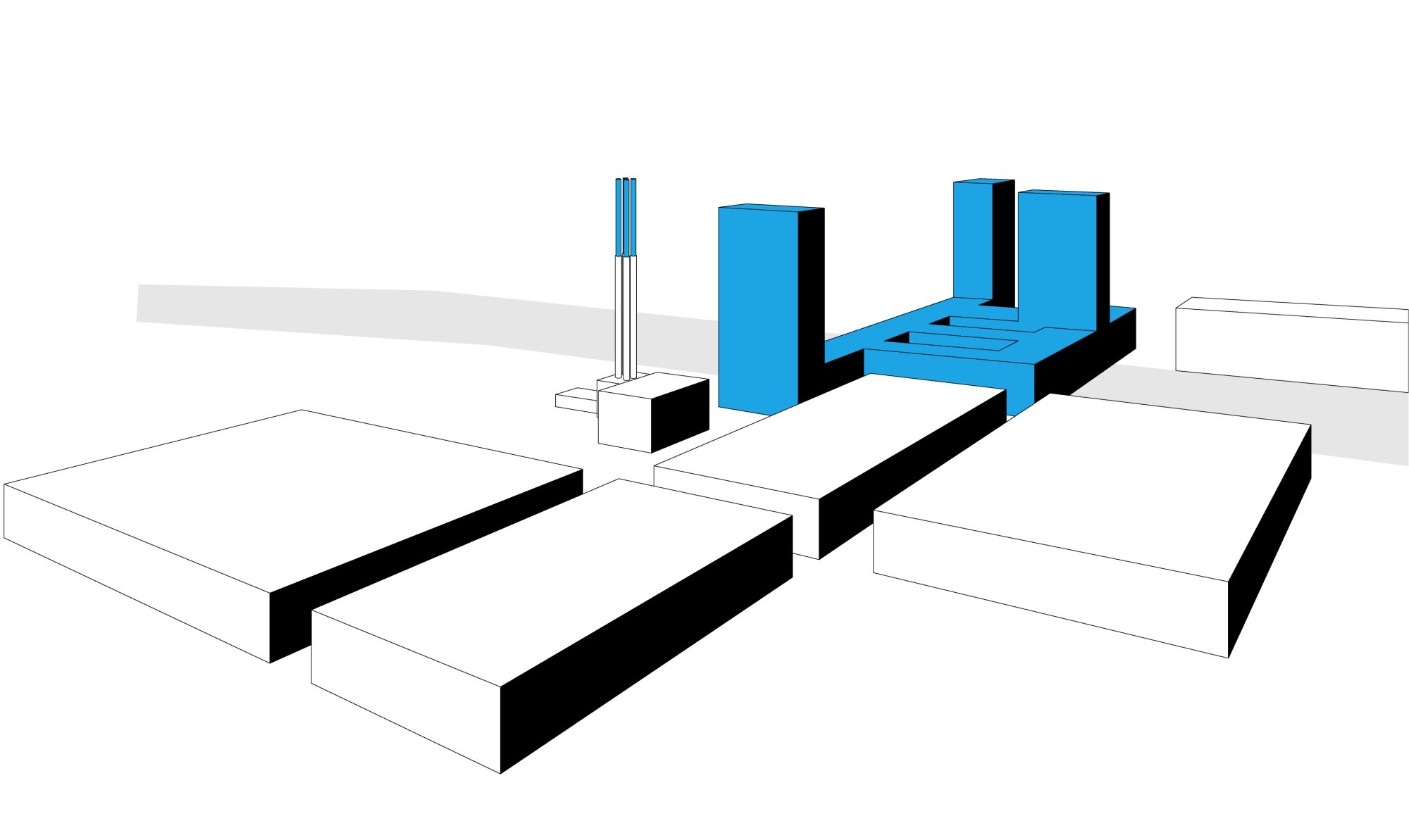 Grafik zur Kaminverlängerung des Heizwerk Bahnhof