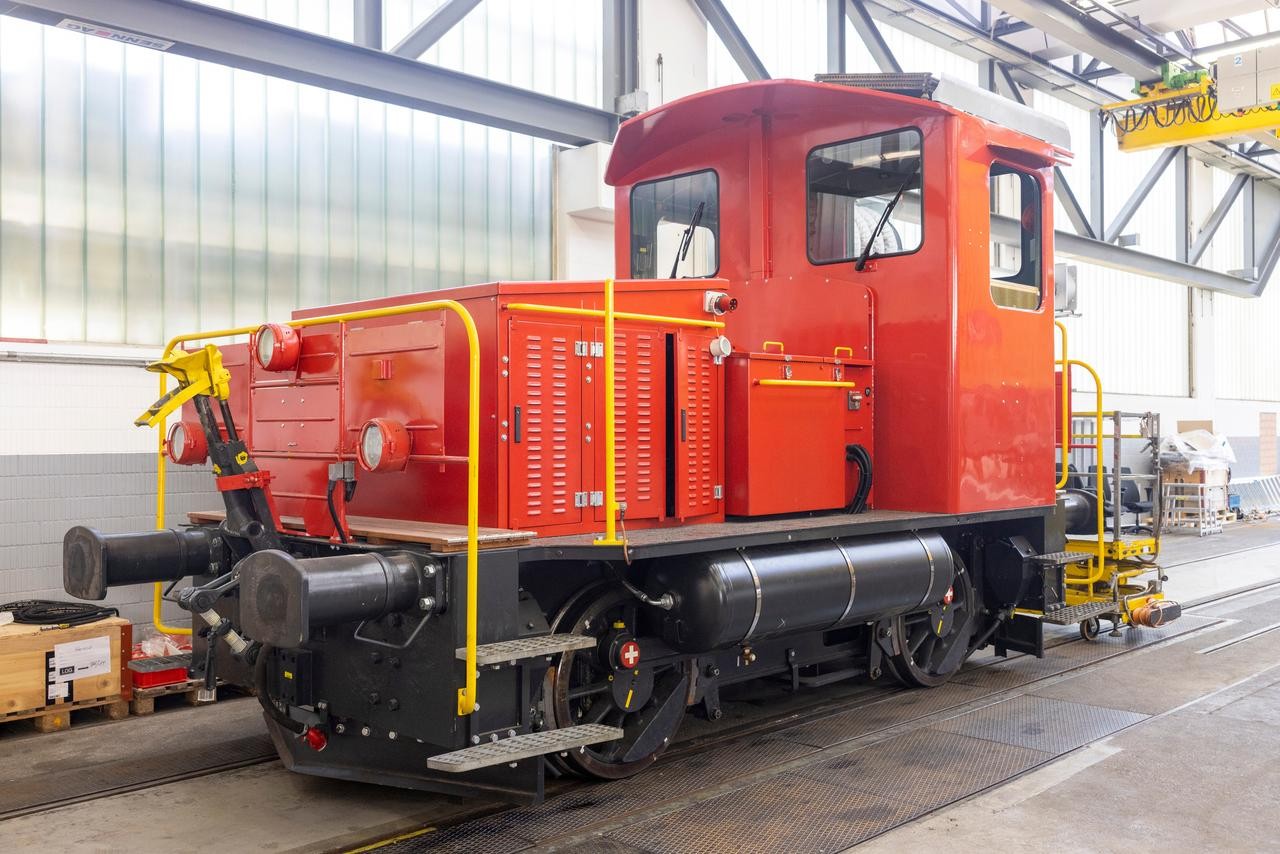 Rangierlokomotive Taf 200 im SBB Werk Biel
