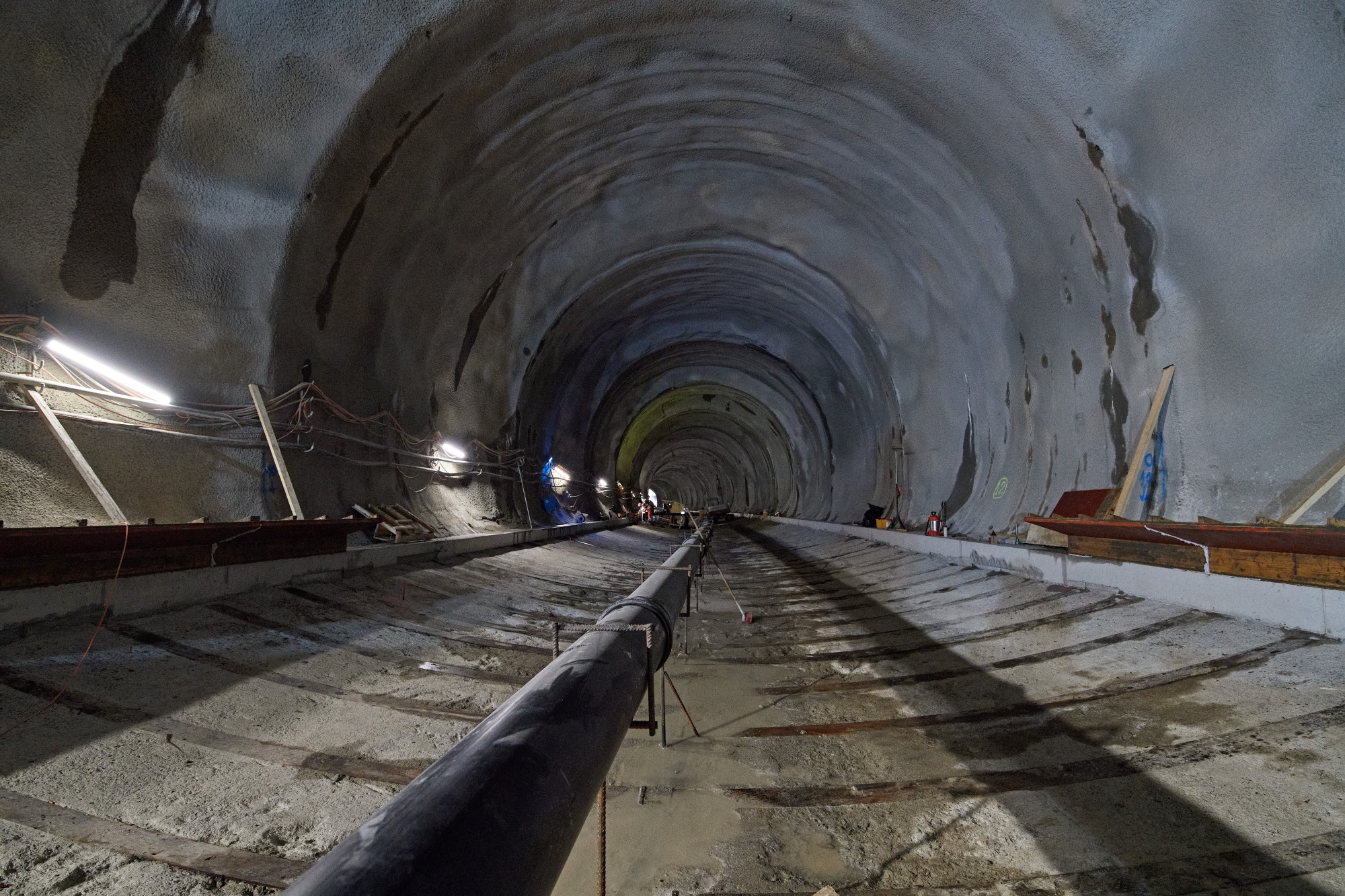 Tunnelbaustelle Hirschenpark Eilgut RBS