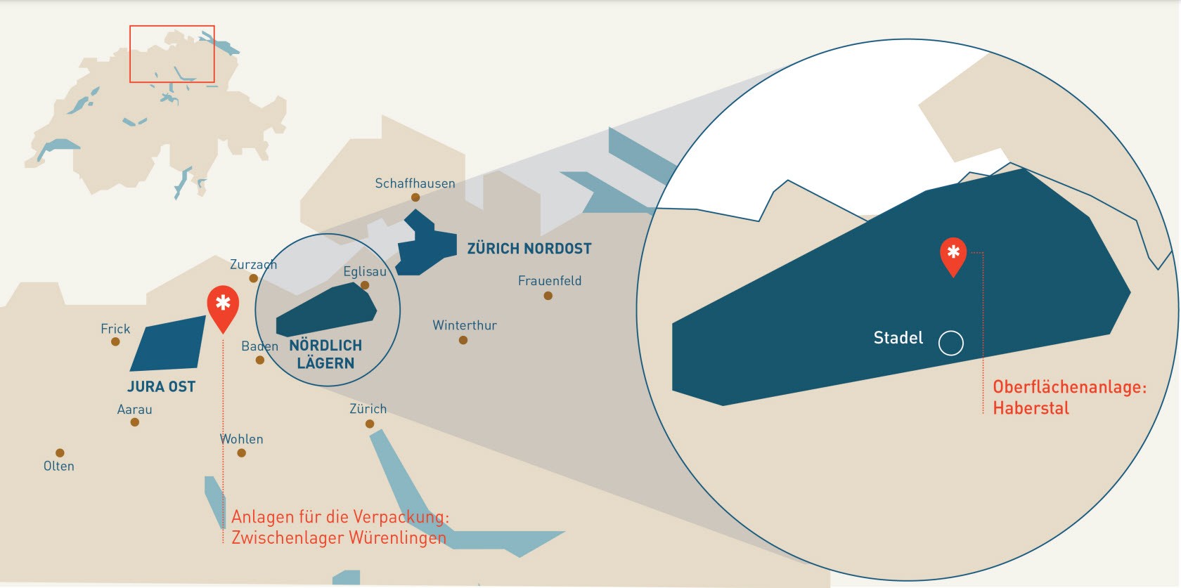 Standortvorschlag Atommüllendlager Nagra