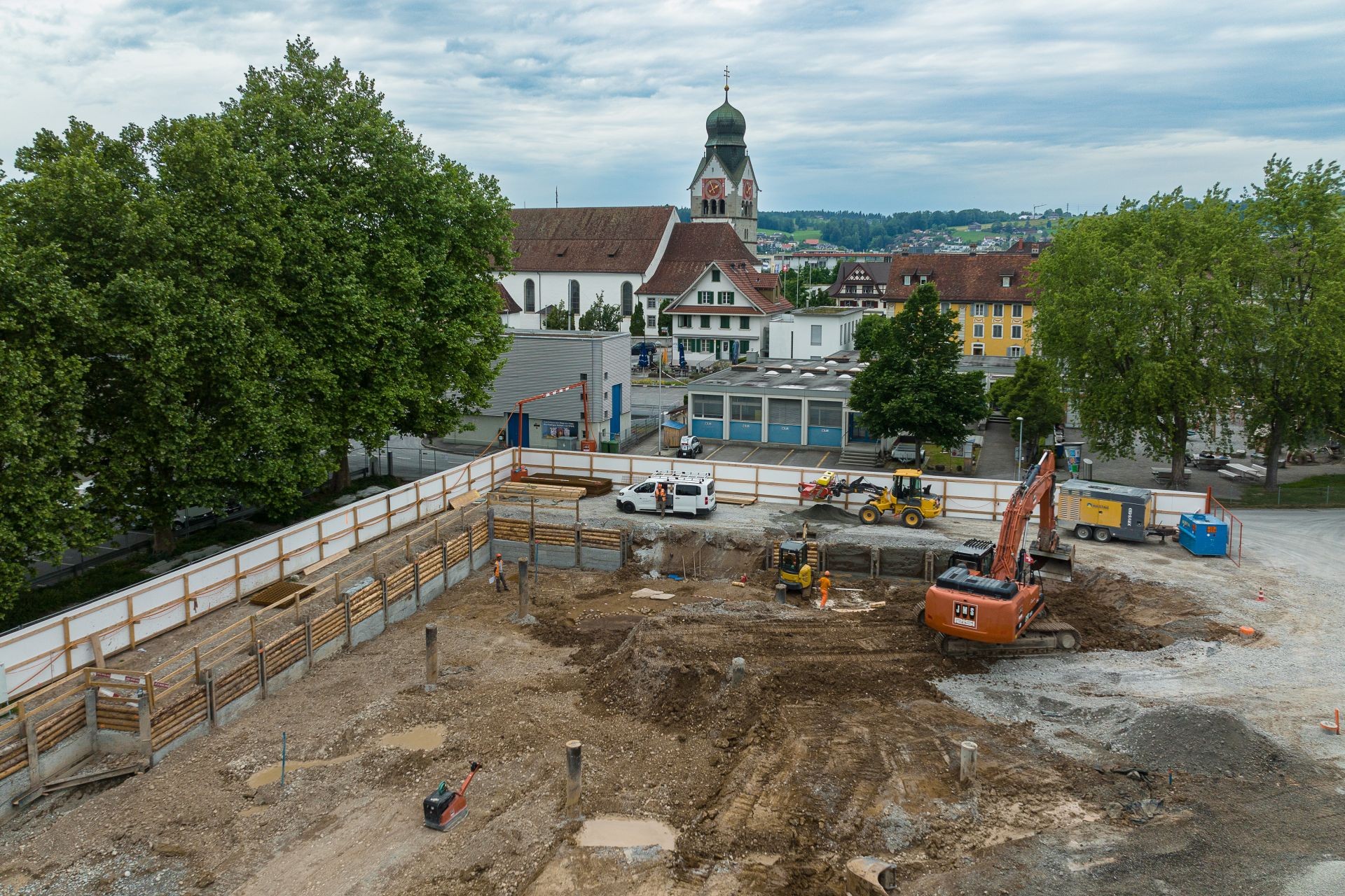 Grabfund bei Erweiterung Schulhaus Sternmatt in Baar