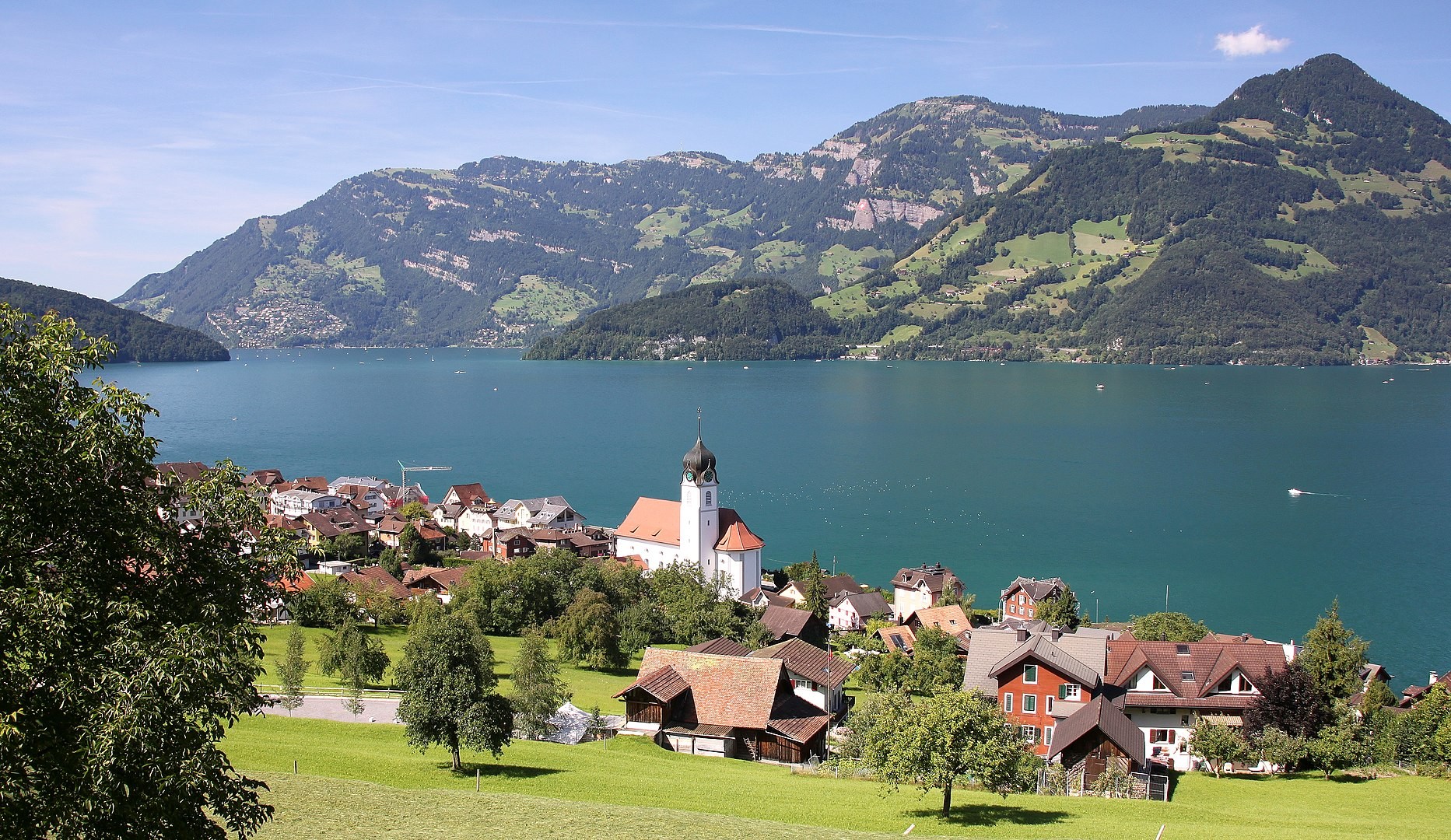 Beckenried im Kanton Nidwalden