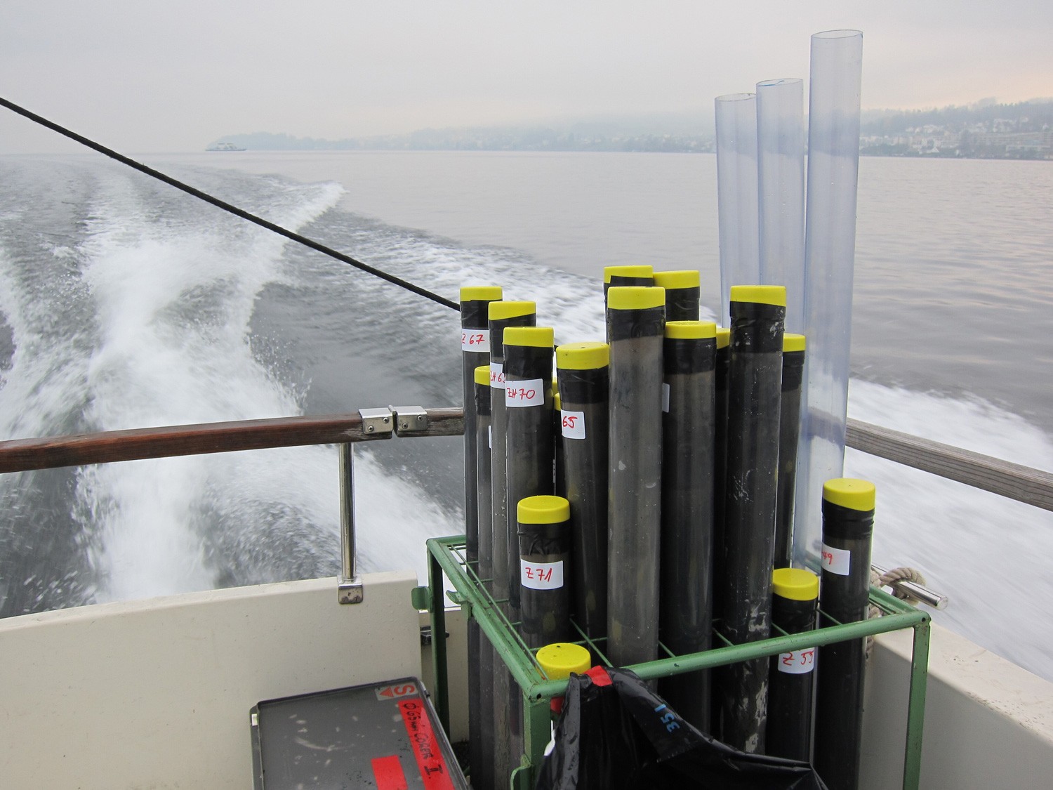 Sedimentkerne Zürichsee Lachen